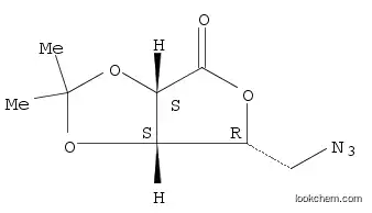 Molecular Structure of 122194-04-1 (5-Azido-5-deoxy-2,3-O-isopropylidene-D-lyxono-1,4-lactone)